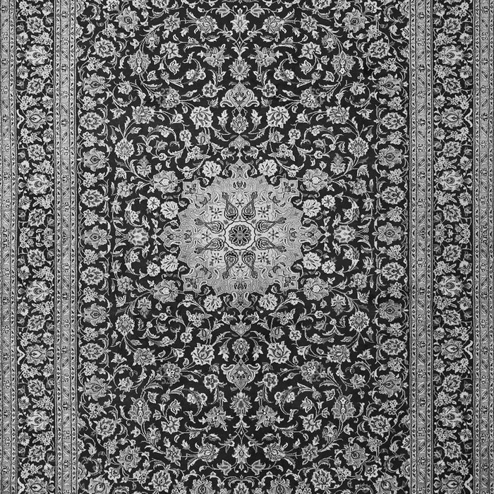 Medallion Gray Traditional Rug, tr1562gry