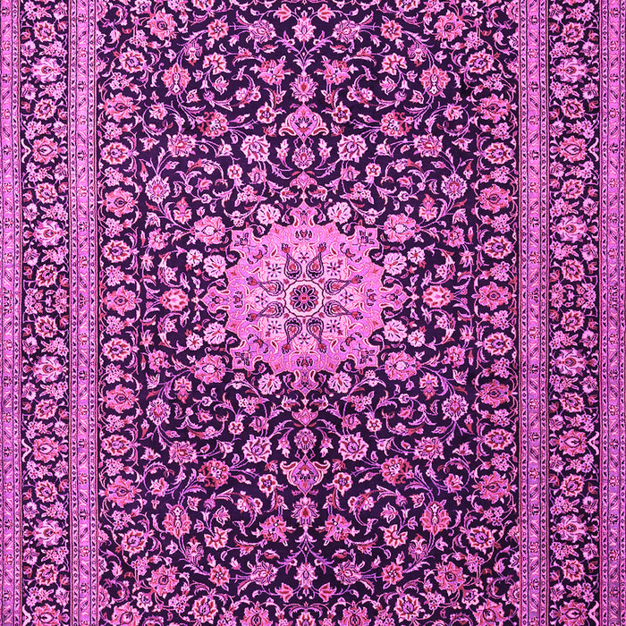 Medallion Pink Traditional Rug, tr1562pnk