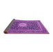 Sideview of Medallion Purple Traditional Rug, tr1562pur