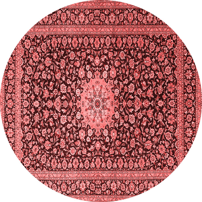 Medallion Red Traditional Rug, tr1562red