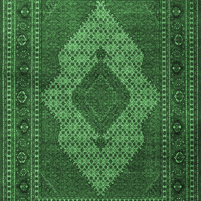 Persian Emerald Green Traditional Rug, tr1563emgrn