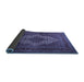 Sideview of Persian Blue Traditional Rug, tr1563blu