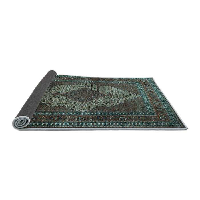 Sideview of Persian Light Blue Traditional Rug, tr1563lblu