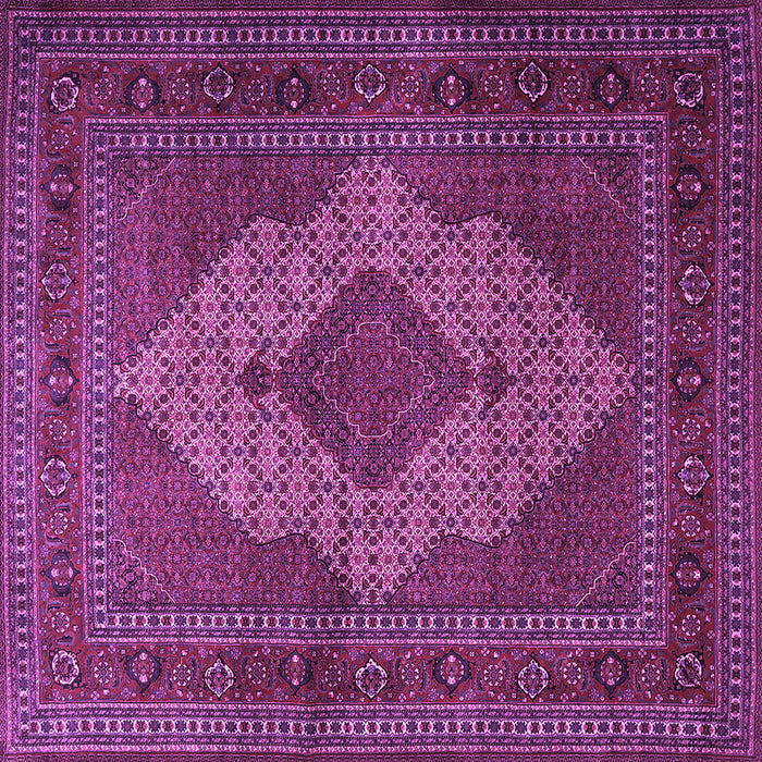 Square Persian Purple Traditional Rug, tr1563pur