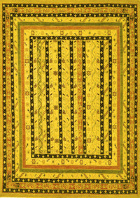 Persian Yellow Traditional Rug, tr1564yw