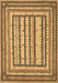 Persian Brown Traditional Rug, tr1564brn