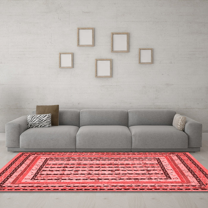 Traditional Red Washable Rugs