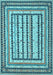 Machine Washable Persian Light Blue Traditional Rug, wshtr1564lblu