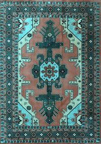 Persian Light Blue Traditional Rug, tr1565lblu