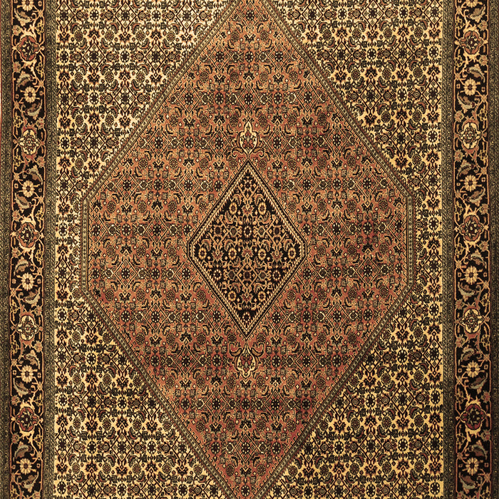 Machine Washable Persian Brown Traditional Rug, wshtr1566brn