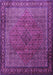 Machine Washable Persian Purple Traditional Area Rugs, wshtr1566pur