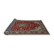 Sideview of Traditional Brown Medallion Rug, tr1567