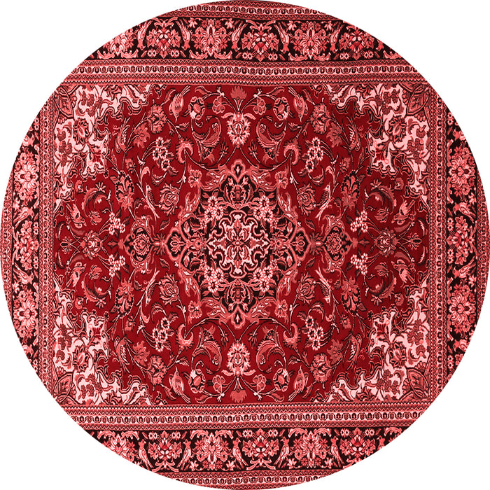 Medallion Red Traditional Rug, tr1567red