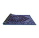 Sideview of Medallion Blue Traditional Rug, tr1567blu