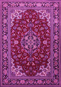 Medallion Pink Traditional Rug, tr1567pnk