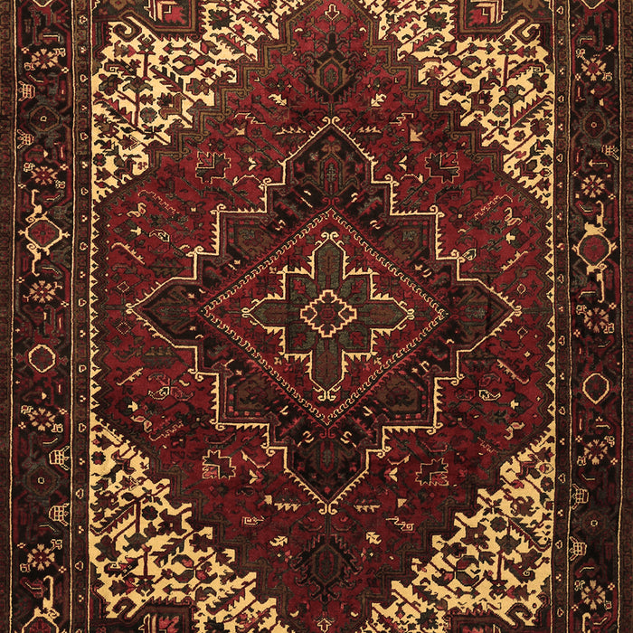 Machine Washable Persian Brown Traditional Rug, wshtr1568brn