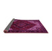 Sideview of Persian Pink Traditional Rug, tr1568pnk