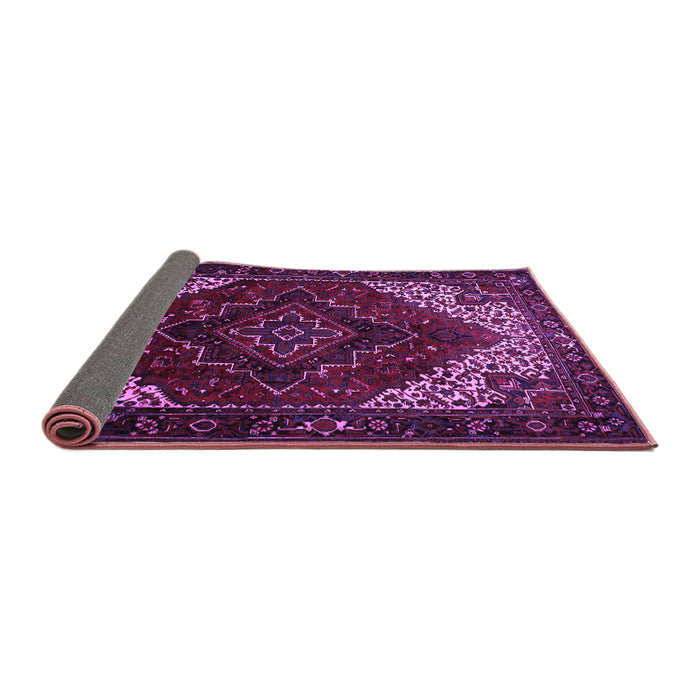 Sideview of Persian Purple Traditional Rug, tr1568pur