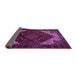 Sideview of Persian Purple Traditional Rug, tr1568pur