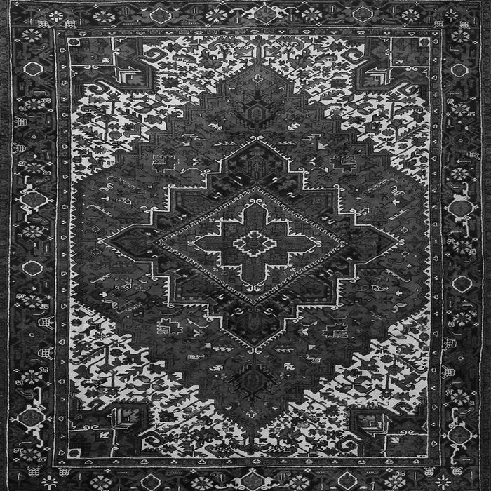 Serging Thickness of Persian Gray Traditional Rug, tr1568gry