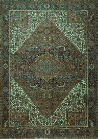 Persian Turquoise Traditional Rug, tr1569turq