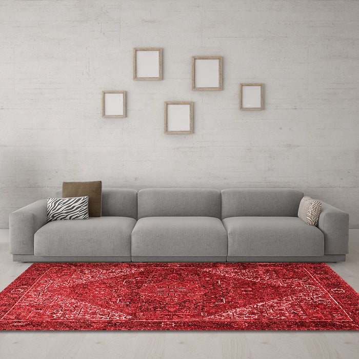 Traditional Red Washable Rugs