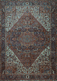 Persian Light Blue Traditional Rug, tr1569lblu