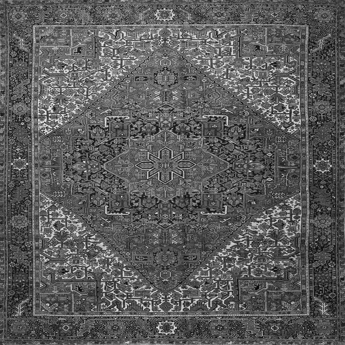 Serging Thickness of Persian Gray Traditional Rug, tr1569gry