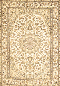 Medallion Brown Traditional Rug, tr156brn