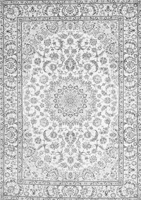 Medallion Gray Traditional Rug, tr156gry