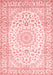 Medallion Red Traditional Area Rugs