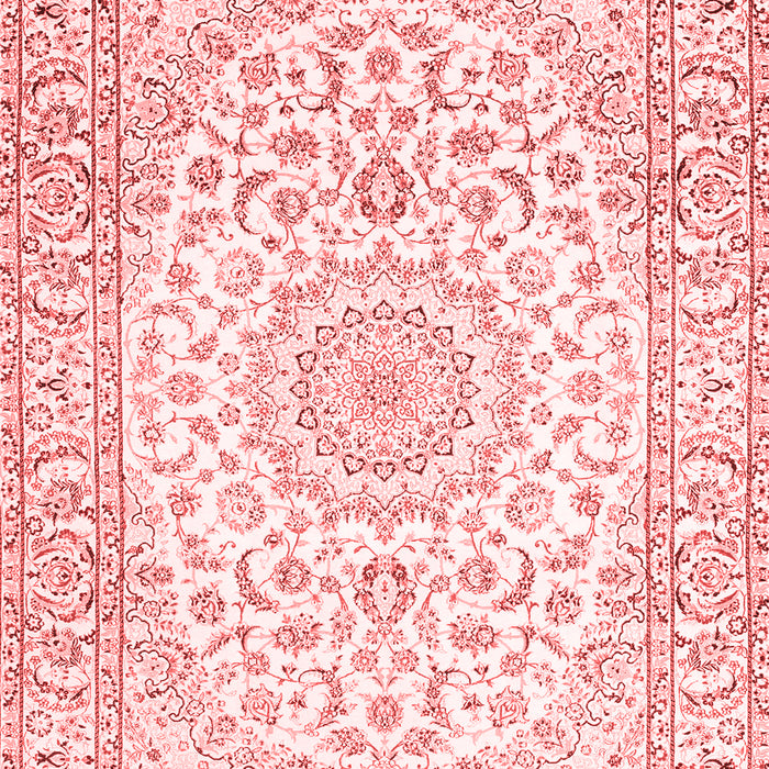 Medallion Red Traditional Area Rugs