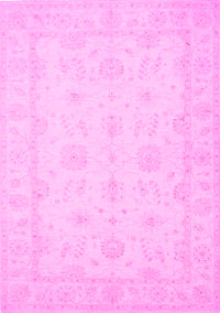 Oriental Pink Traditional Rug, tr1570pnk