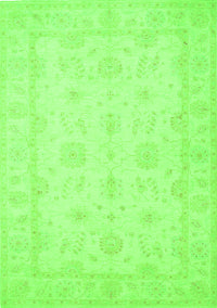 Oriental Green Traditional Rug, tr1570grn