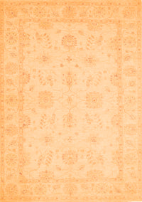 Oriental Orange Traditional Rug, tr1570org