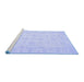 Sideview of Machine Washable Oriental Blue Traditional Rug, wshtr1570blu