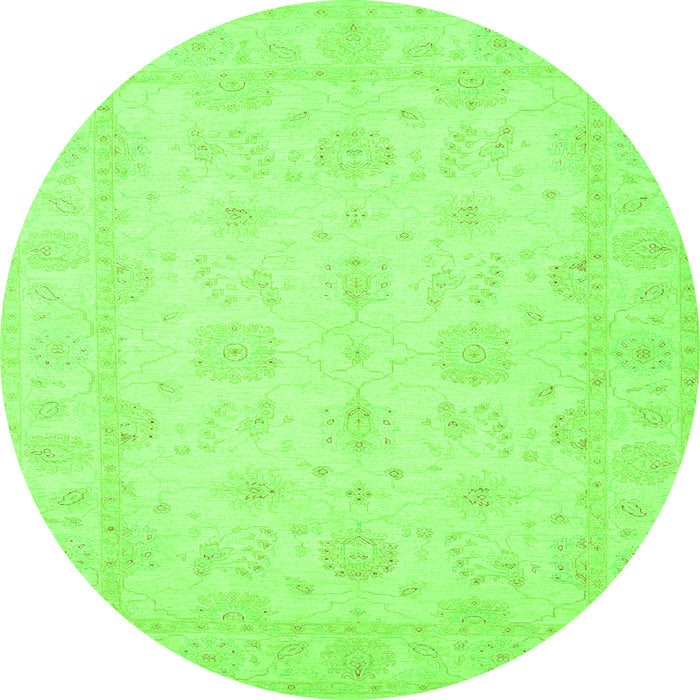 Machine Washable Oriental Green Traditional Area Rugs, wshtr1570grn