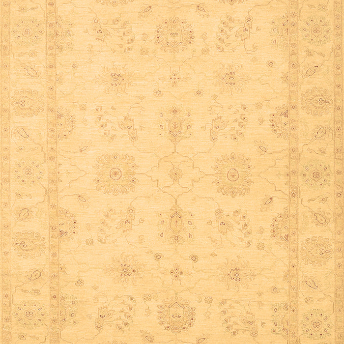 Machine Washable Oriental Brown Traditional Rug, wshtr1570brn