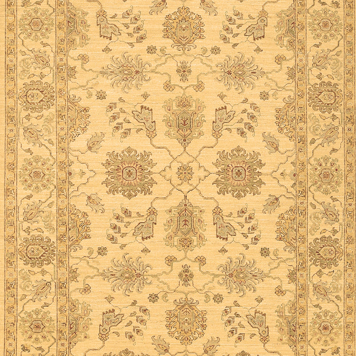Machine Washable Oriental Brown Traditional Rug, wshtr1571brn