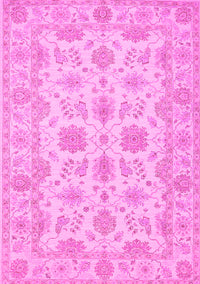 Oriental Pink Traditional Rug, tr1571pnk