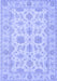 Machine Washable Oriental Blue Traditional Rug, wshtr1571blu