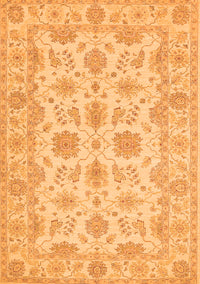 Oriental Orange Traditional Rug, tr1571org