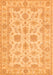 Oriental Orange Traditional Rug, tr1571org