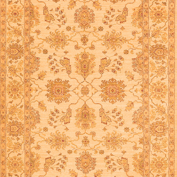 Oriental Orange Traditional Rug, tr1571org
