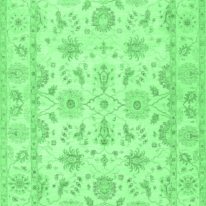 Oriental Emerald Green Traditional Rug, tr1572emgrn