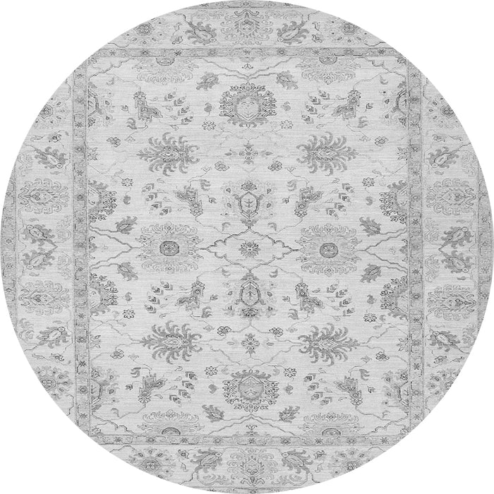 Machine Washable Oriental Gray Traditional Rug, wshtr1572gry