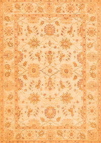 Oriental Orange Traditional Rug, tr1572org