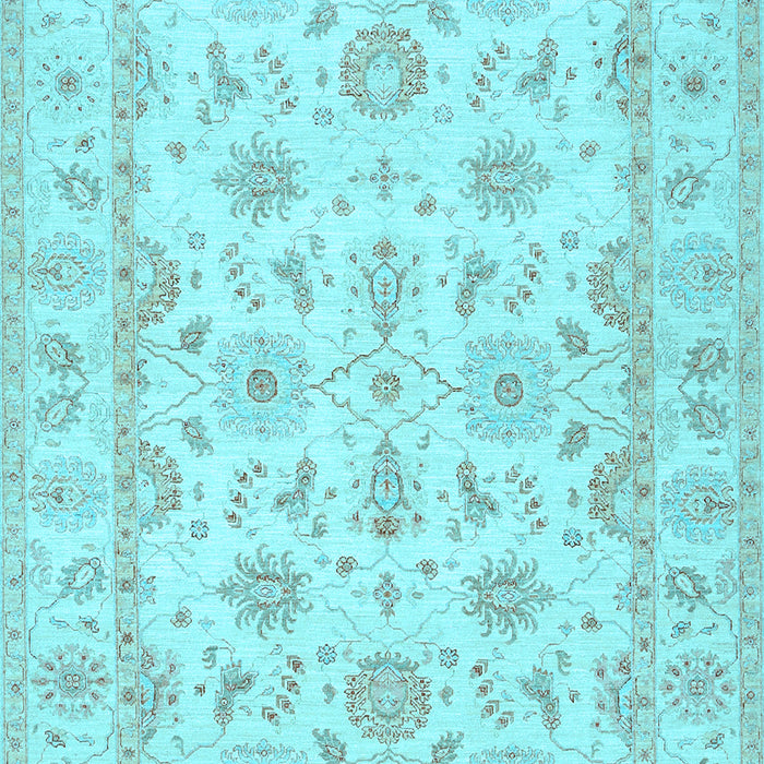 Oriental Light Blue Traditional Rug, tr1572lblu