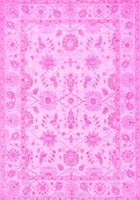 Oriental Pink Traditional Rug, tr1572pnk