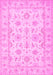 Oriental Pink Traditional Rug, tr1572pnk